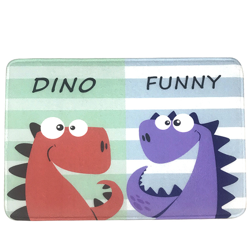 Quick-drying massage anti-pressure rapid absorbent ring velvet thickened bathroom door mat, bedroom TPR anti-slip living room carpet floor mat Application Scenario