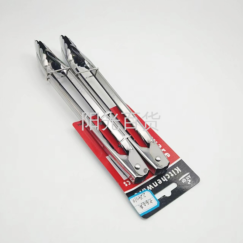Best-selling stainless steel food tongs, barbecue tongs, steak tongs, food tongs, kitchenware and small commodities in foreign trade Application Scenario