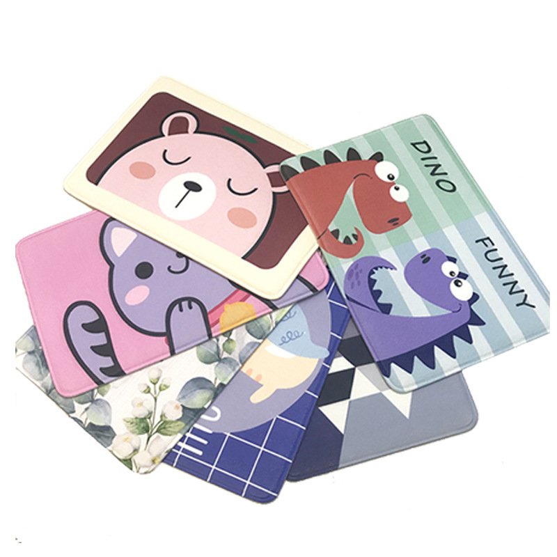 Quick-drying massage anti-pressure rapid absorbent ring velvet thickened bathroom door mat, bedroom TPR anti-slip living room carpet floor mat Specification image