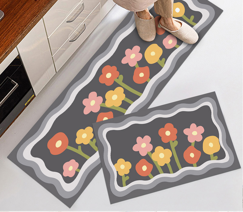 Floor MATS Spot kitchen MATS Absorbent MATS Floor MATS absorbent and dirty resistant kitchen carpets
