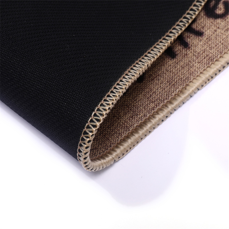 Japanese-style linen kitchen MATS, natural rubber bathroom anti-slip MATS, door MATS, bathroom and toilet anti-slip absorbent foot MATS Specification image