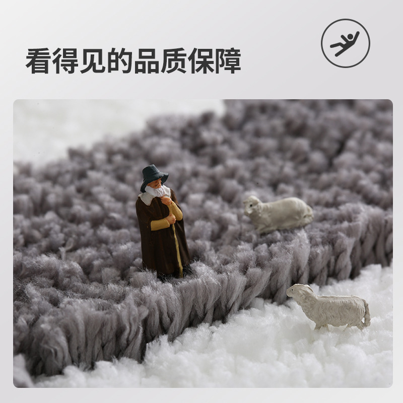 New tufted living room carpet, entrance door mat, bathroom and bathroom anti-slip mat, kitchen absorbent foot mat, entrance floor mat Specification image
