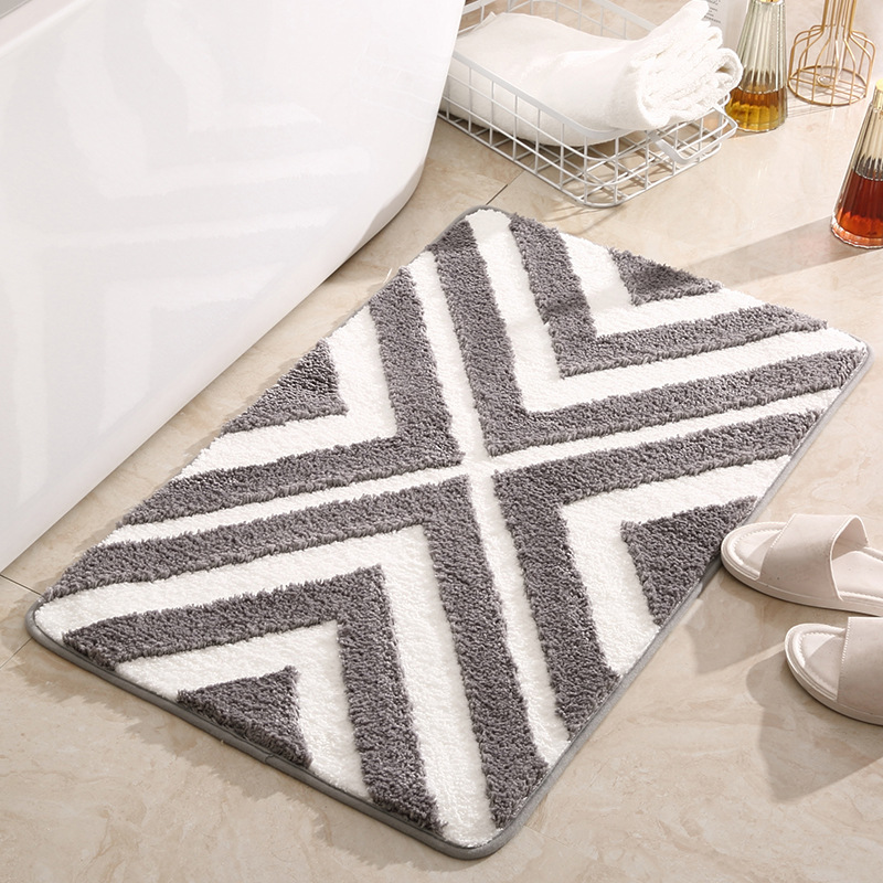 New tufted living room carpet, entrance door mat, bathroom and bathroom anti-slip mat, kitchen absorbent foot mat, entrance floor mat Item Picture