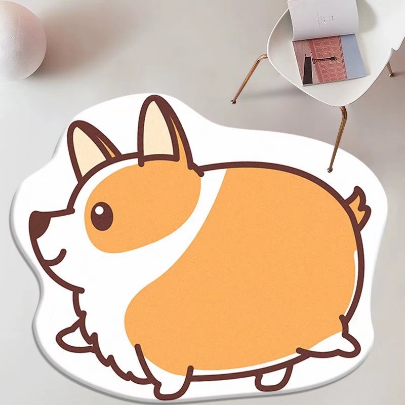 Cartoon irregular-shaped entrance floor MATS, kitchen anti-slip foot MATS, foyer entrance door MATS, gift advertising MATS, wholesale from manufacturers Specification image