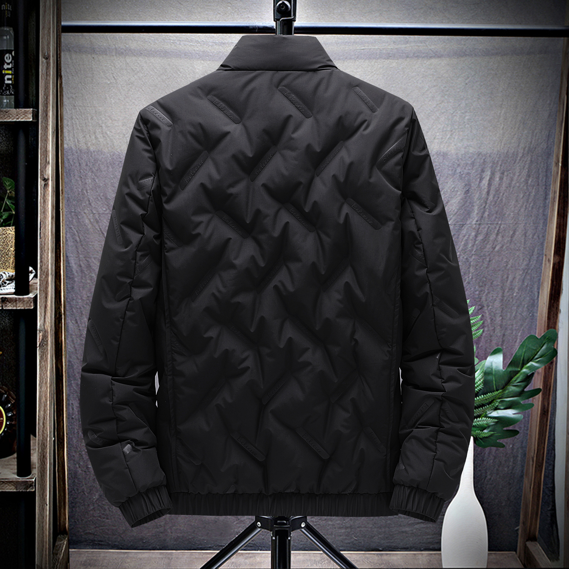 冬季新品男士羽绒服90白鸭绒保暖御寒时尚羽绒外套中青年羽绒服男 Specification image