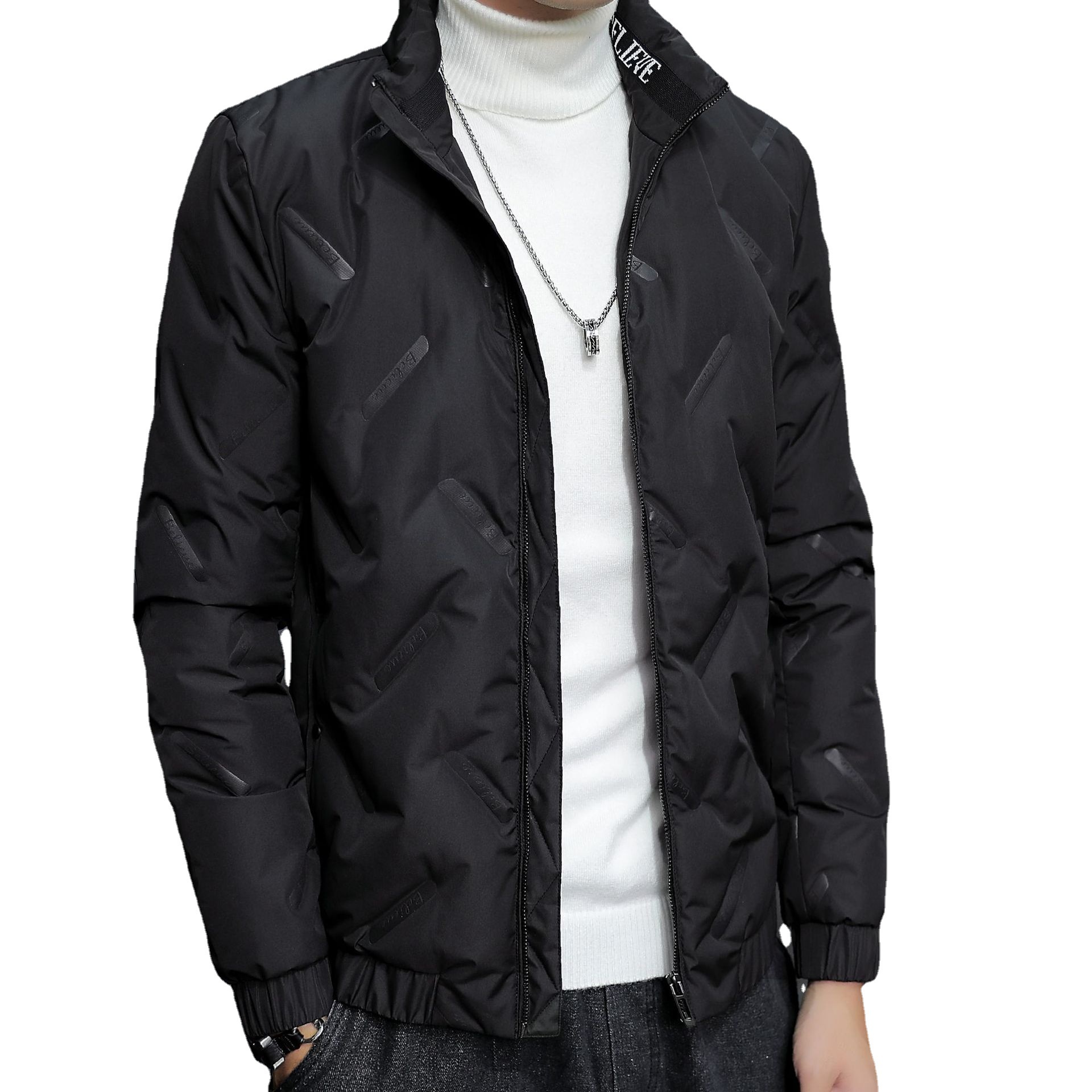 冬季新品男士羽绒服90白鸭绒保暖御寒时尚羽绒外套中青年羽绒服男 Item Picture