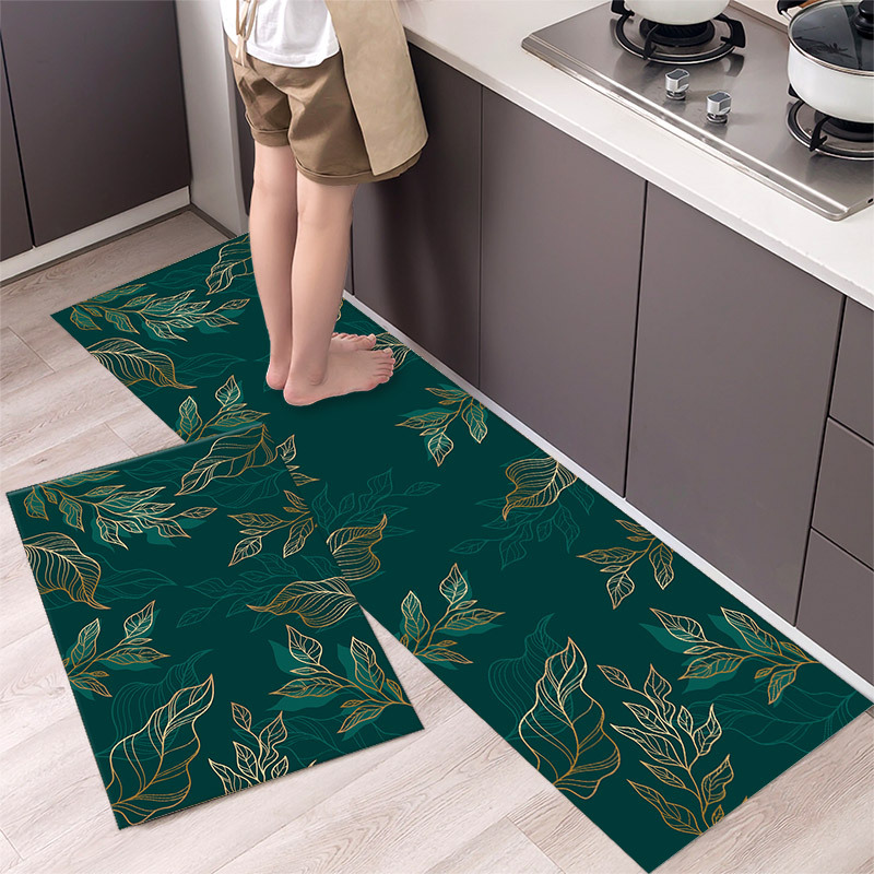 Kitchen mat Absorbent non-slip oil absorbent foot mat door mat door entry mat carpet Kitchen mat washable household