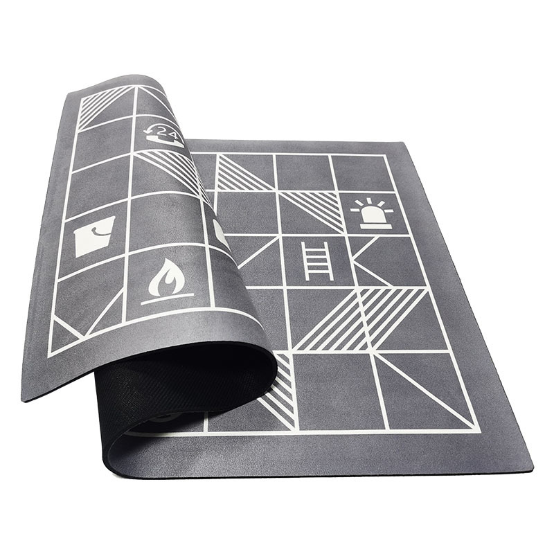 Customized kitchen floor mat anti-slip rubber suede floor mat manufacturer supplies thickened single-sided oil-resistant and dirt-resistant carpet Item Picture