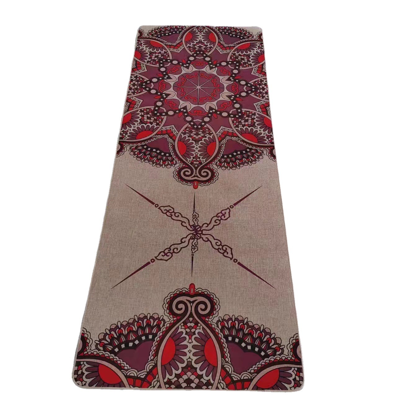 Natural rubber anti-slip yoga mat, printed household yoga mat, fitness floor mat, professional thickened anti-slip mat, yoga mat Application Scenario