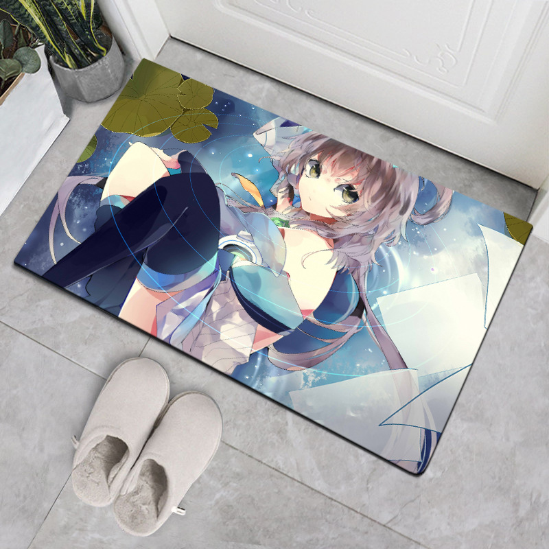 Nordic-style home anime character floor MATS, entrance door foot MATS, kitchen, bathroom and bedroom anti-slip and absorbent floor MATS and carpets Specification image
