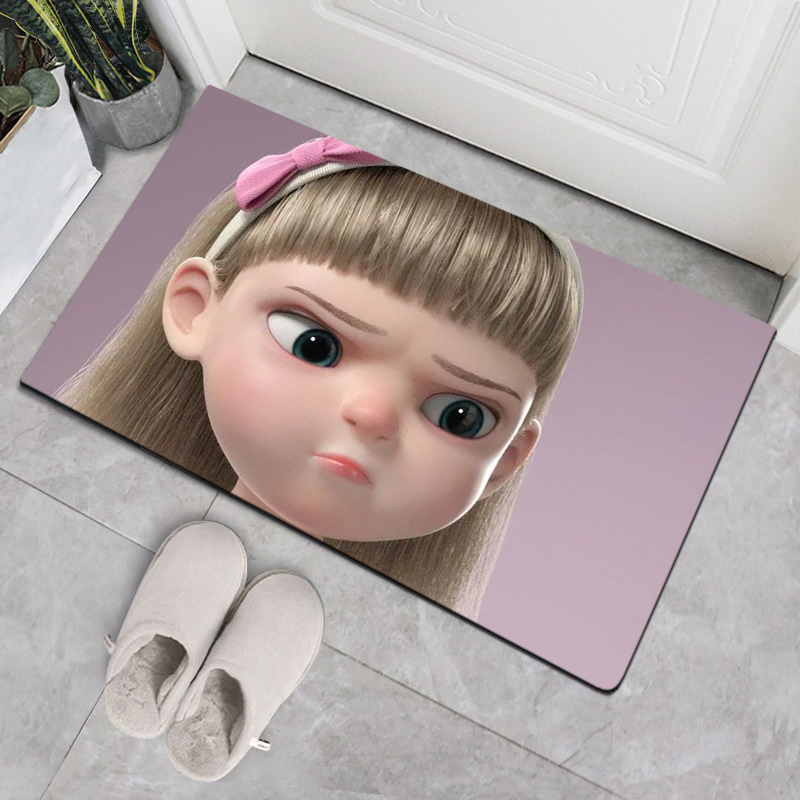 Nordic-style home anime character floor MATS, entrance door foot MATS, kitchen, bathroom and bedroom anti-slip and absorbent floor MATS and carpets