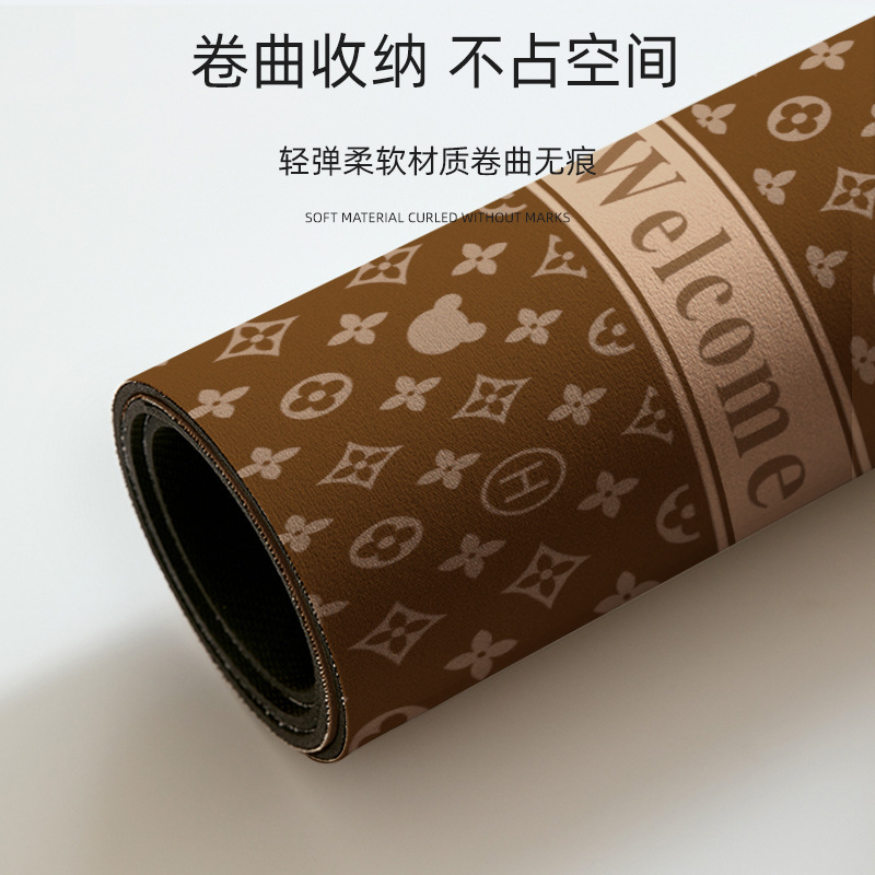 Cross-border soft diatom mud bathroom absorbent floor mat, bathroom door mat, quick-drying anti-slip washroom carpet foot mat Specification image