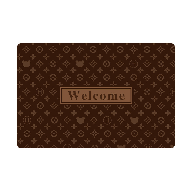 Cross-border soft diatom mud bathroom absorbent floor mat, bathroom door mat, quick-drying anti-slip washroom carpet foot mat Application Scenario