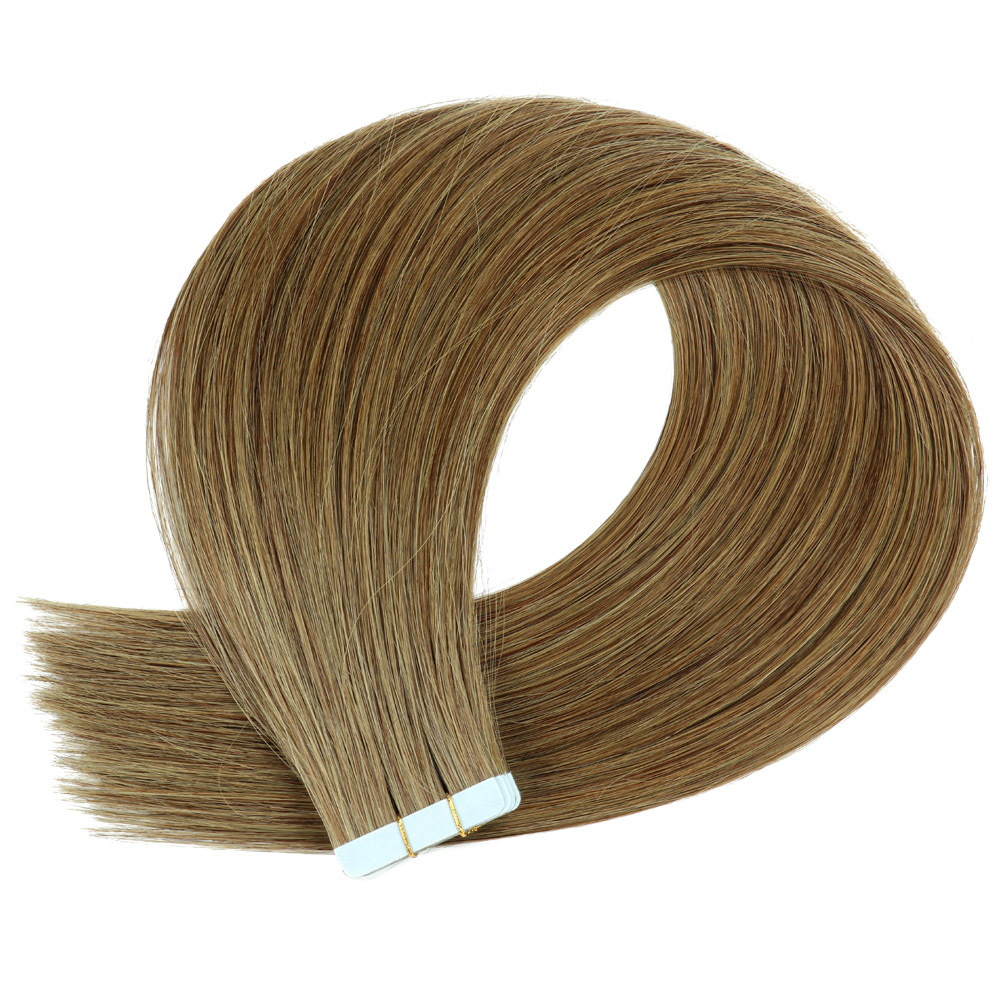Tape In Hair Extensions #8 Double-sided Tape Hair Extensions PU Hair Human Wig Application Scenario