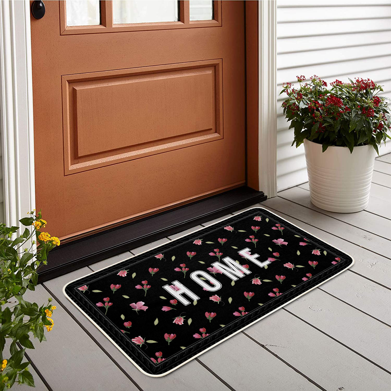 Flax rubber absorbent floor MATS, sisal door MATS, living room and kitchen entrance MATS, bathroom anti-slip foot MATS wholesale Application Scenario