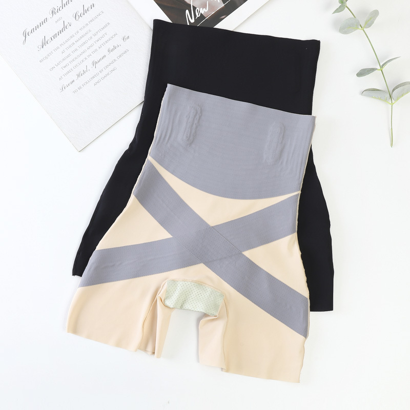 In stock, Kaka's new cross-cut seamless waist-cinching inner pants, yoga pants, slimming, waist-cinching, high-waisted, hip-shaping, and leg-slimming manufacturer details Picture