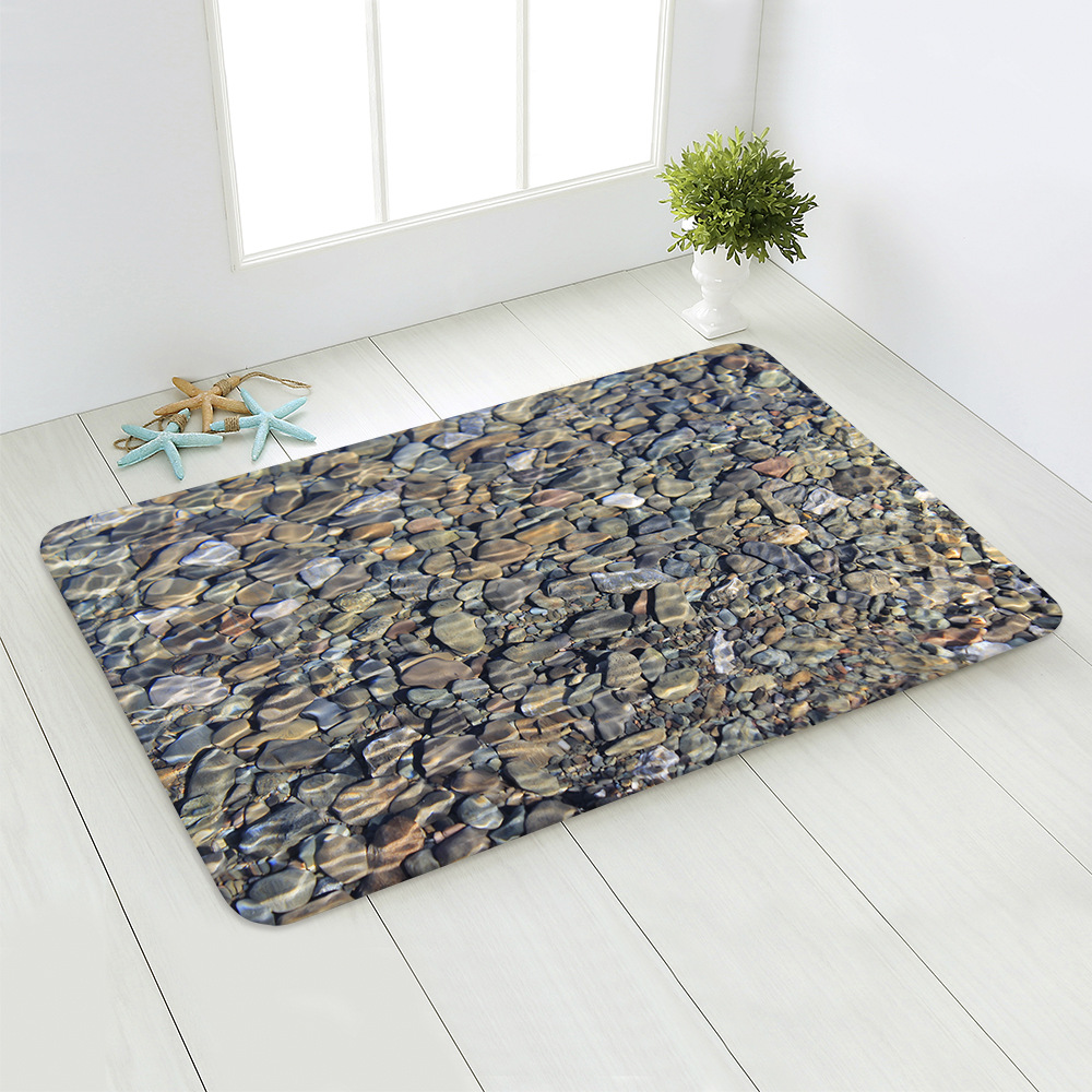 In summer, cool pebbles are used as anti-slip and water-absorbing floor MATS for entering the door, as well as for carpets and floor MATS in the entrance hall, bedroom and bathroom Specification image