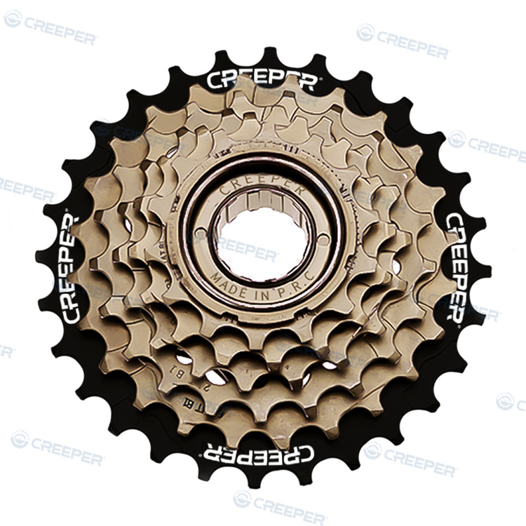 Crawler Factory Direct Flywheel Positioning 6 Fly Yellow + Black High Quality Accessories Bicycle Professional Item Picture