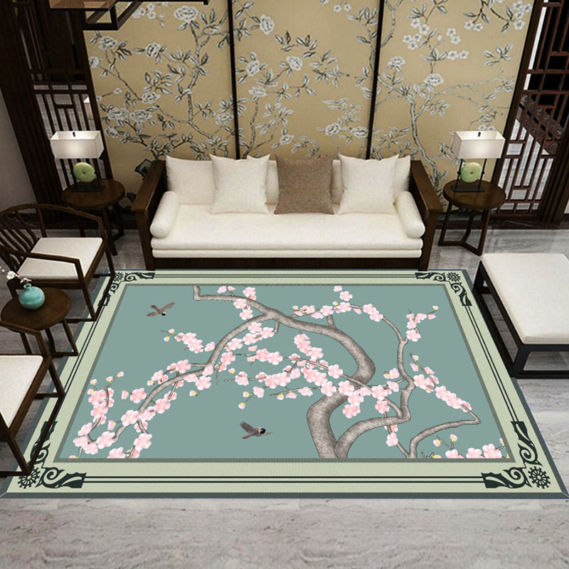 New Chinese style carpet floor mat kitchen mat living room tea table carpet bedroom home large carpet children's baby crawling blanket
