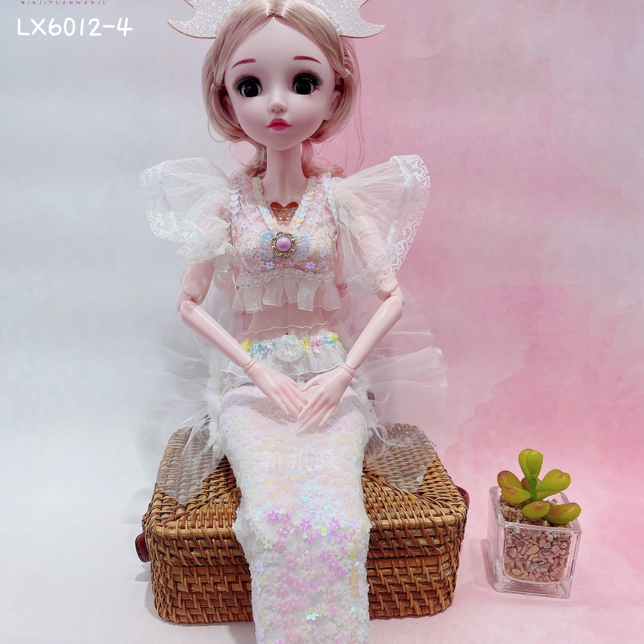 New Opportunity Bestseller: 60cm Mermaid Blinking, Singing, Joint Moving, Barbie Doll, girl Gift toy Application Scenario