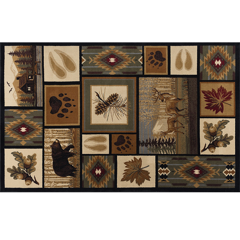 (Factory Goods Pass) Wholesale of thickened European-style carpets for living rooms, bedrooms, walk-in closets, balconies, bathrooms, floor MATS and floor MATS Item Picture