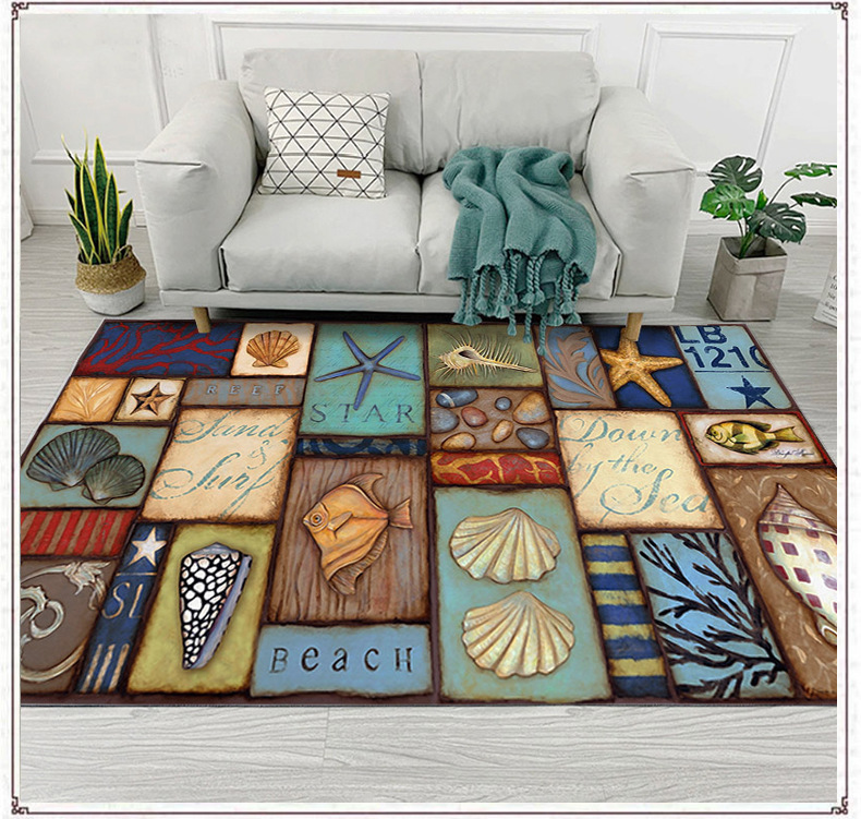 (Factory Goods Pass) Wholesale of thickened European-style carpets for living rooms, bedrooms, walk-in closets, balconies, bathrooms, floor MATS and floor MATS