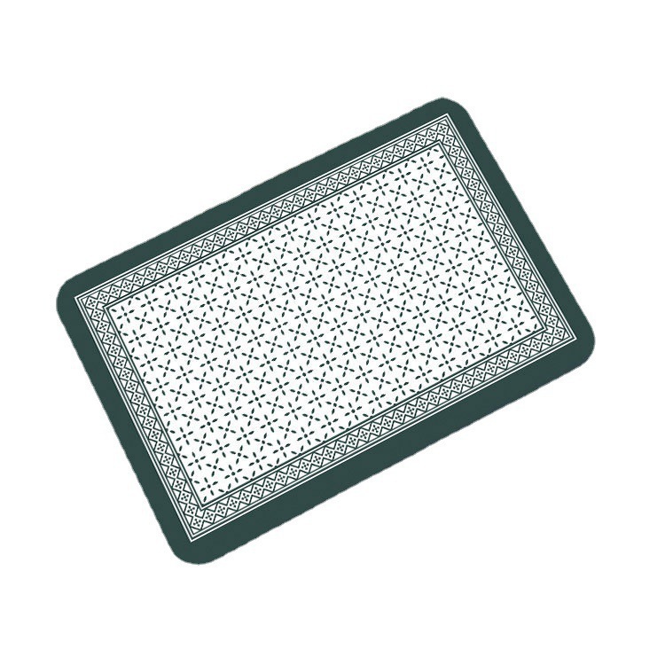 Cross-border retro bathroom floor MATS, toilet and bathroom diatom mud soft floor MATS, anti-slip MATS, household entrance door MATS Item Picture