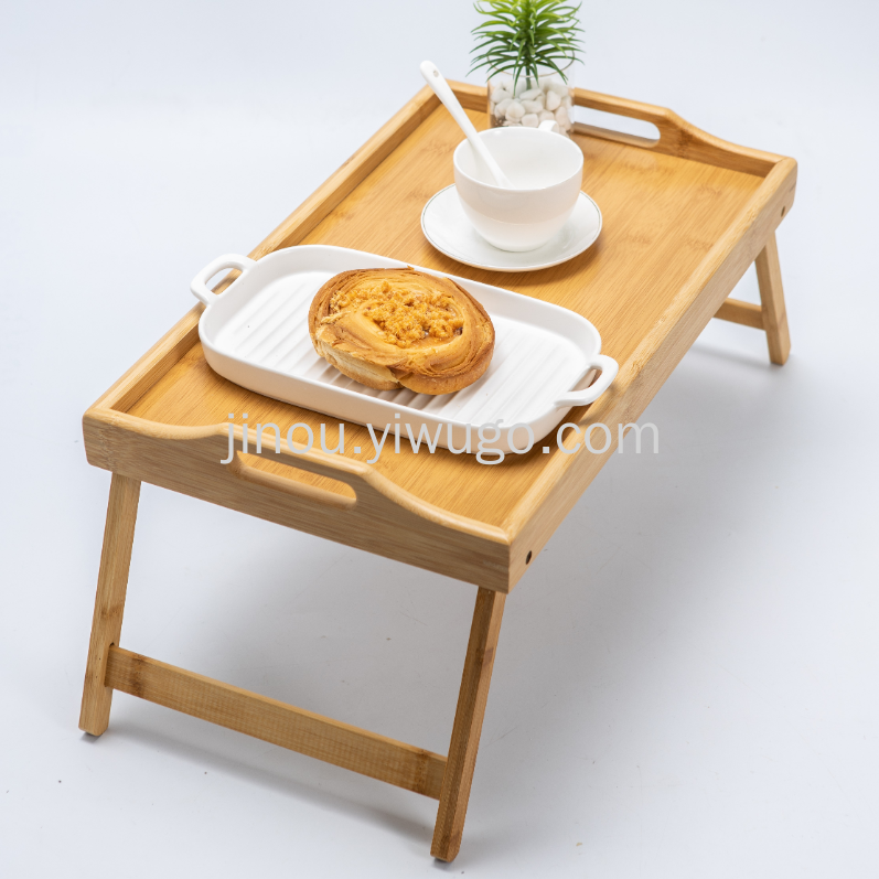 50*30 mini desk, small bamboo desk, bamboo tray, laptop desk, foldable lazy study desk Application Scenario
