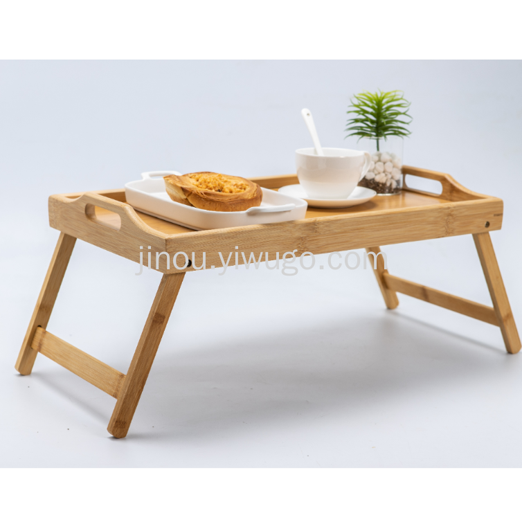 50*30 mini desk, small bamboo desk, bamboo tray, laptop desk, foldable lazy study desk Specification image