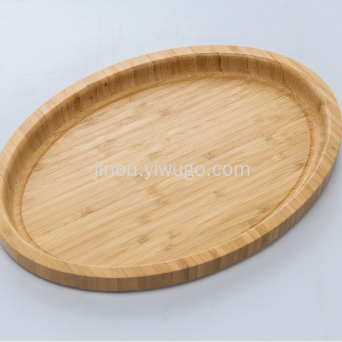2.5 placa ovalada bandeja de té bandeja de aperitivo bandeja de bambú artesanías de papel ventas directas de fábrica details Picture