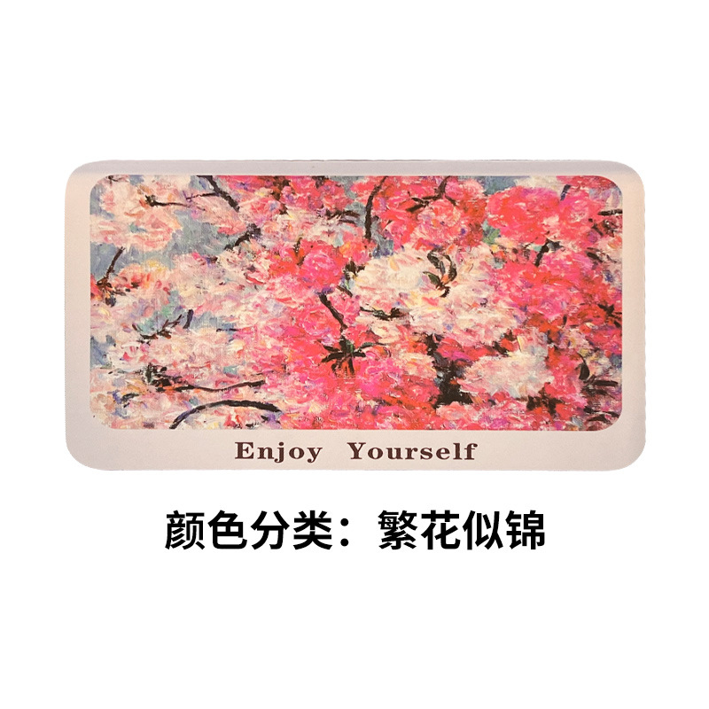 Wanpi Ant European classical oil painting style absorbent floor mat, natural rubber anti-slip floor mat, bathroom door diatom mud mat Application Scenario