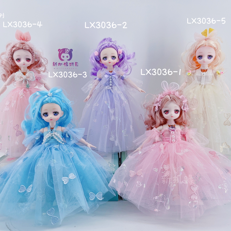 2022 new Barbie singing doll two Yuan animation cartoon doll gift box girl gift toys