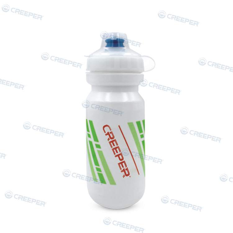 Factory direct sales of water bottles, milky white, green and red characters, bicycle spare parts and bicycle accessories details Picture