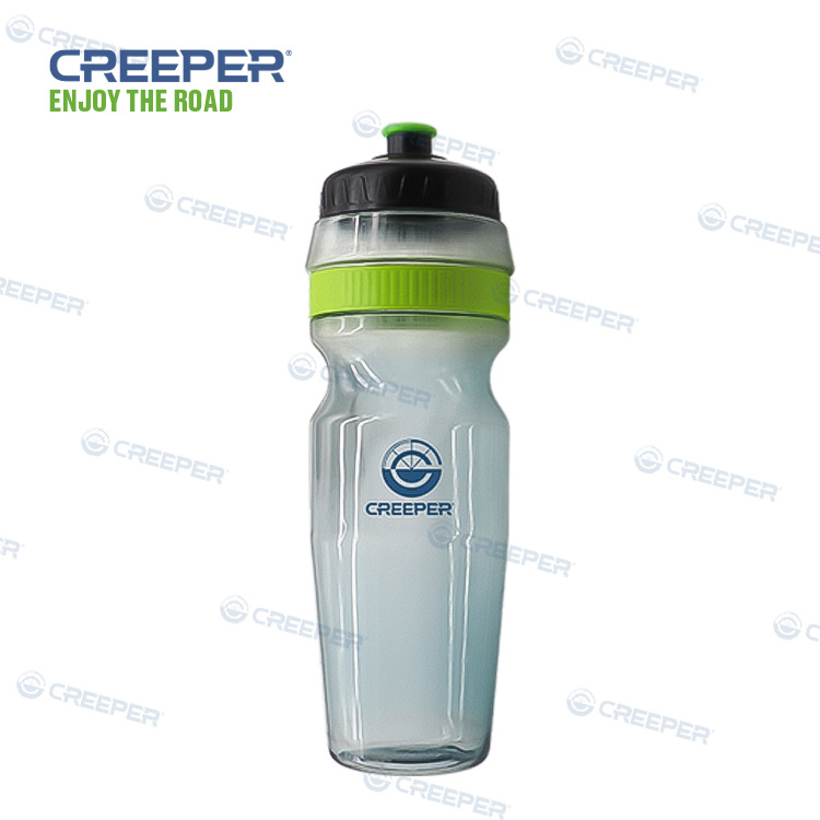Factory direct sales of green and white transparent water bottles, bicycle spare parts and bicycle accessories