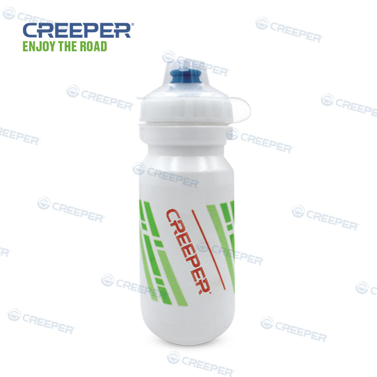 Factory direct sales of water bottles, milky white, green and red characters, bicycle spare parts and bicycle accessories