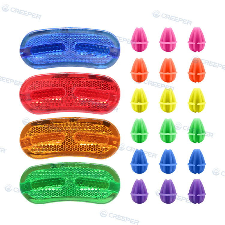 Crawler Factory direct sales of high-quality accessories such as reflective film and color bead combinations for bicycles. Professional Application Scenario