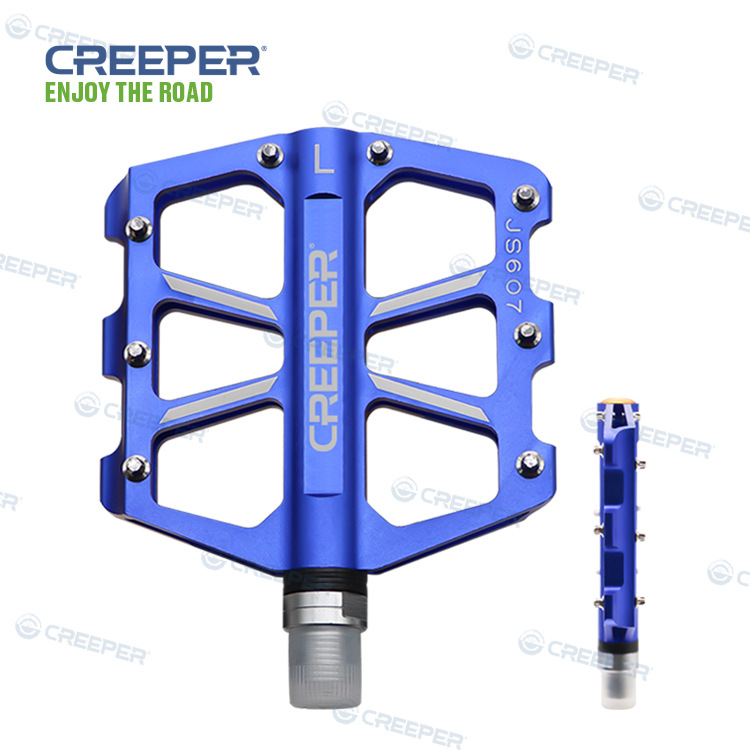 Factory direct sales of accessories, pedal-mounted magnesium alloy water-shaped blue bearings, bicycle spare parts, and commuter vehicle parts