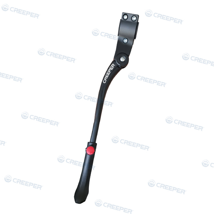 Factory direct sales of spare parts, aluminum parts with a reddish dot on the middle foot, black bicycle parts and commuter vehicle parts details Picture