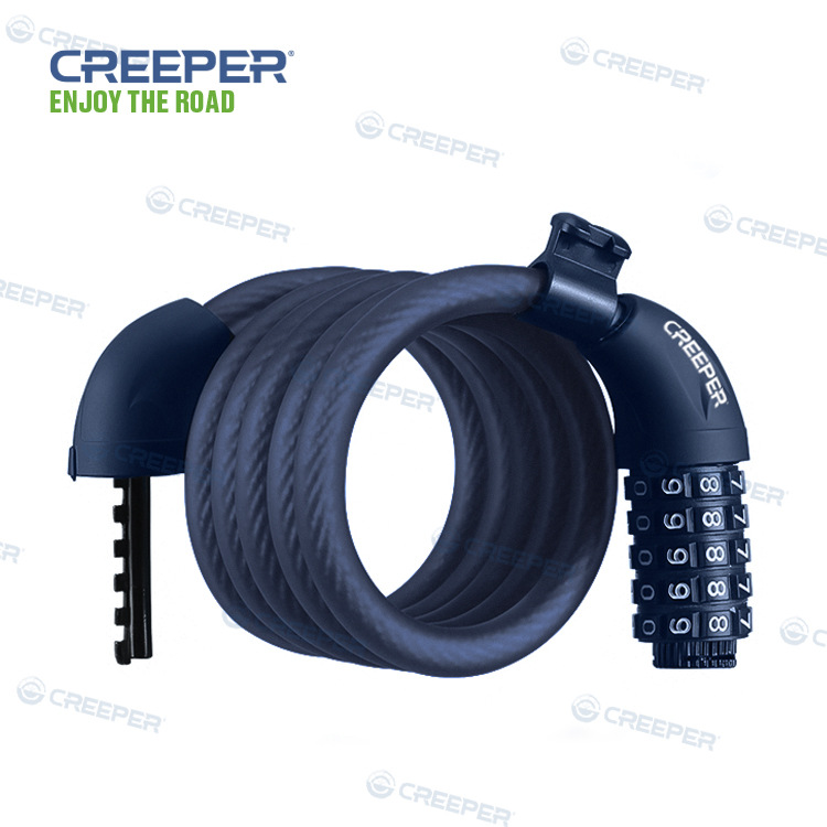 Crawler factory direct sales lock password 5-digit 15X1800 with frame blue high-quality accessories bicycle professional