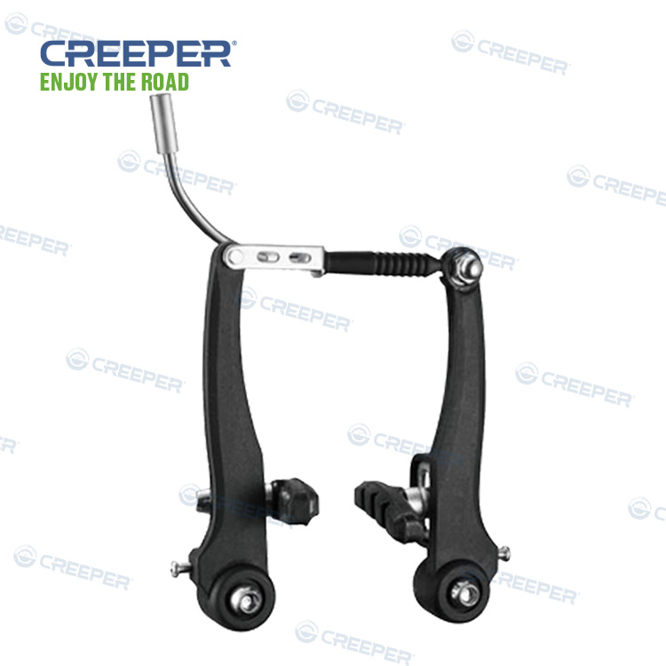 Creeper factory direct sales plastic-clad iron V brake black with screw brake leather high quality accessories bicycle professional