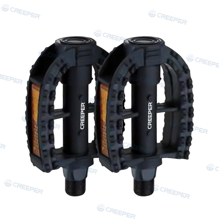 Factory direct sales of spare parts for pedal plastic children's strollers, small horseshoes, double beads, black English bicycles, and commuter vehicle parts details Picture