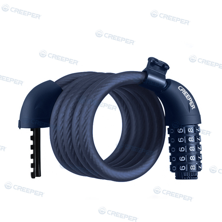Crawler factory direct sales lock password 5-digit 15X1800 with frame blue high-quality accessories bicycle professional details Picture