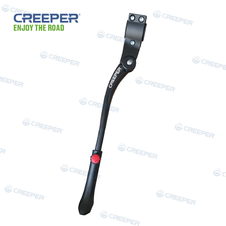 Factory direct sales of spare parts, aluminum parts with a reddish dot on the middle foot, black bicycle parts and commuter vehicle parts