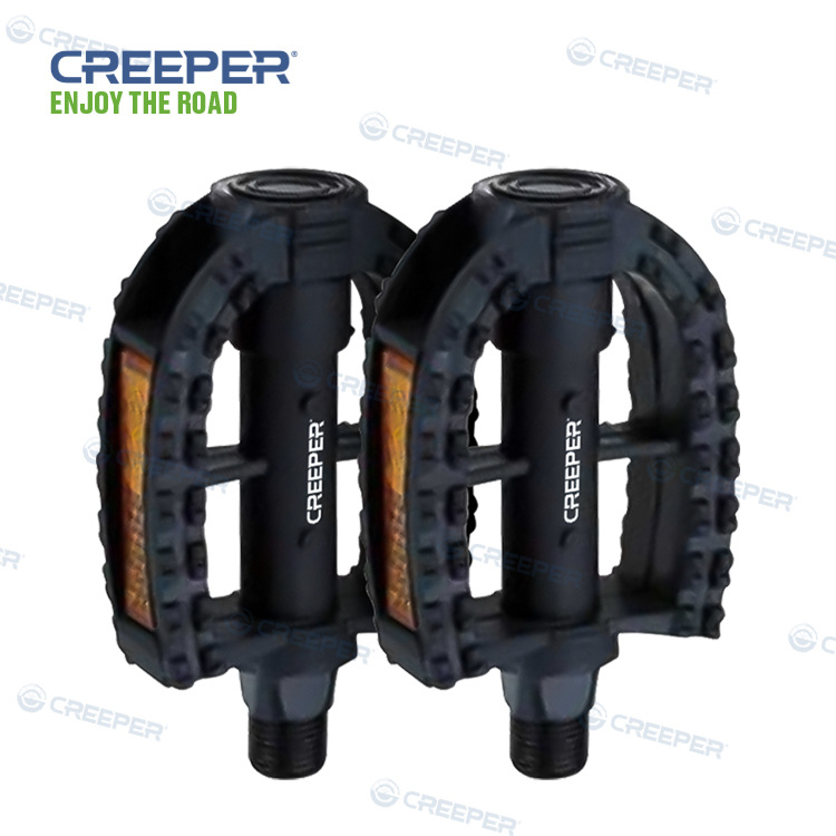 Factory direct sales of spare parts for pedal plastic children's strollers, small horseshoes, double beads, black English bicycles, and commuter vehicle parts
