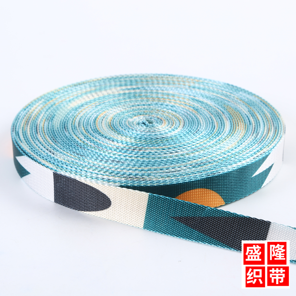 Colorful Mixed Color Ethnic Wind Geometric Pattern Webbing Creative Intercolor Braided Belt Clothing Textile Accessories Bag Sideband Application Scenario