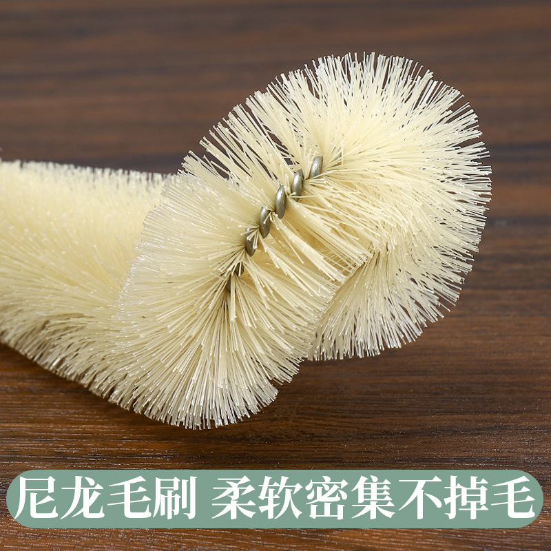 Long-handled cleaning brush, cup brush, baby bottle brush, cup brush, magic tool, soy milk blender, no blind spots, household kitchen Specification image