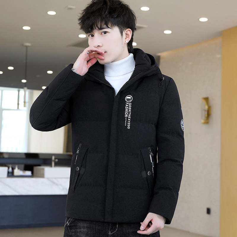 A0519 Men's winter workwear, wool-collared hooded cotton-padded jacket, casual thickened coat, warm jacket Application Scenario