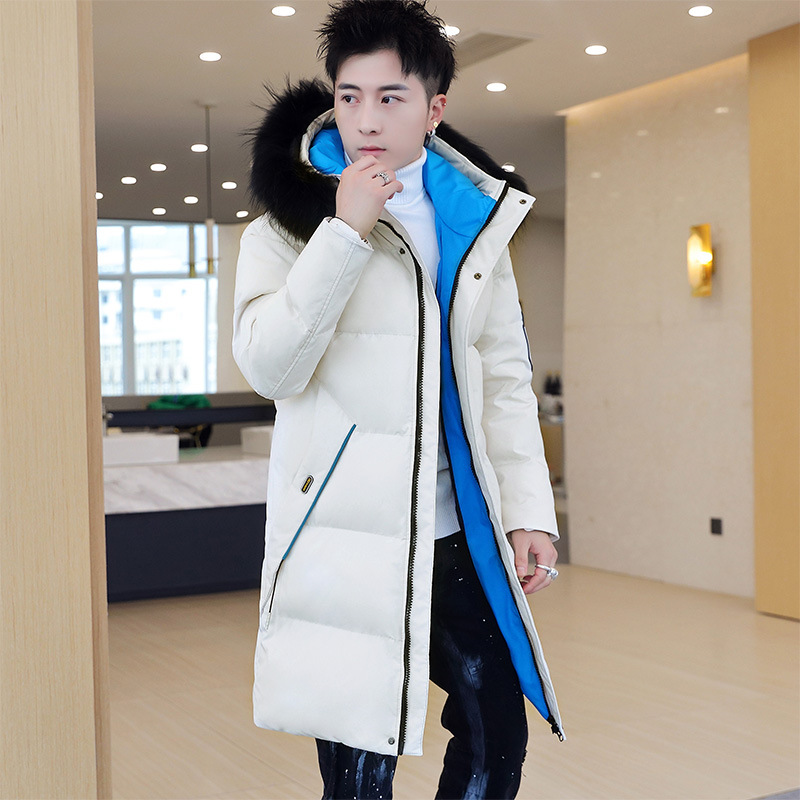 A0827 Men's winter jacket, mid-length new thickened down cotton-padded jacket, trendy winter cotton-padded jacket Application Scenario