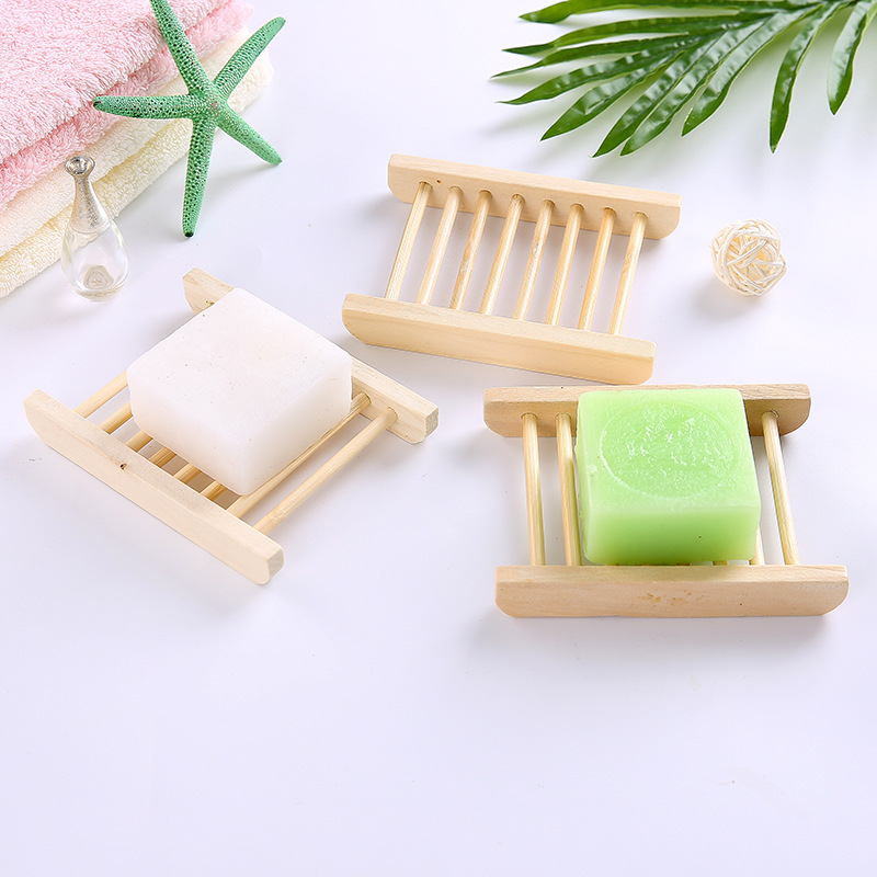Simple and creative wooden soap box for home use, large soap box for bathroom, no need for drilling, draining and storage rack, home accessories