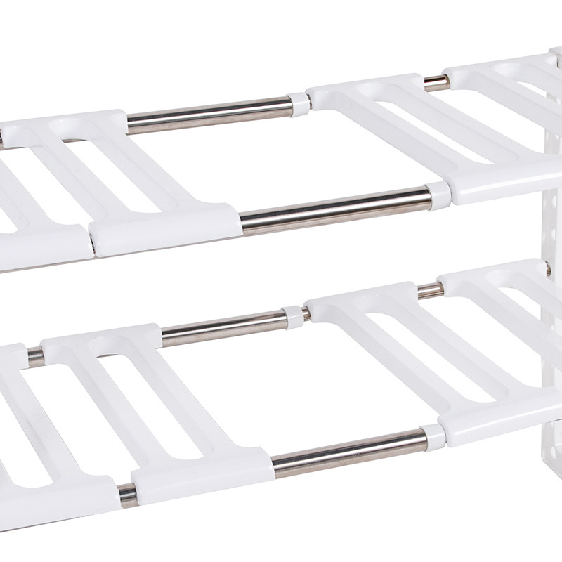 Simple and practical stainless steel telescopic sink, kitchen storage rack, floor-standing pot rack, and miscellaneous storage and organization rack Specification image